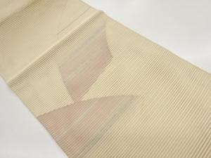 絽変わり横段模様織出し名古屋帯